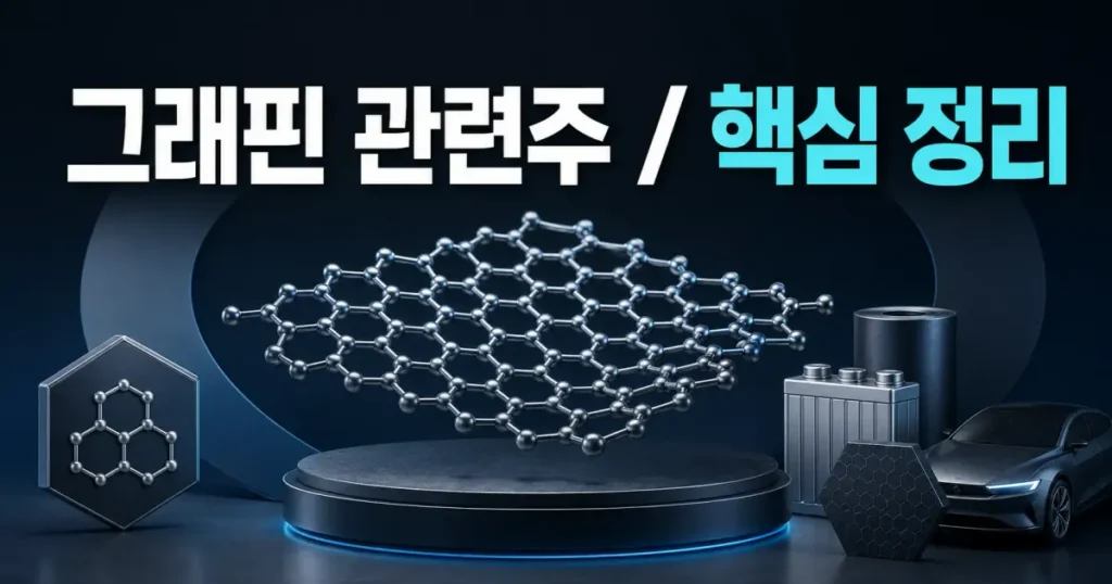 2026년 그래핀 관련주 총정리: 대장주부터 수혜주까지 관련 이미지: 2026년 그래핀 관련주 총정리