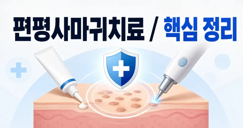 잡티인 줄 알았던 편평사마귀, 2026년 피부과 치료 A to Z (재발 방지 꿀팁) 관련 이미지: 잡티인 알았던 편평사마귀 2026년