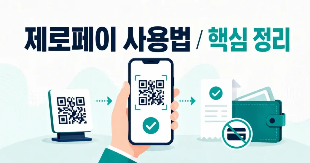 제로페이 결제, 아직도 어렵나요? 2026년 앱별 사용법 & 숨은 혜택 총정리 관련 이미지: 제로페이 결제 아직도 어렵나요