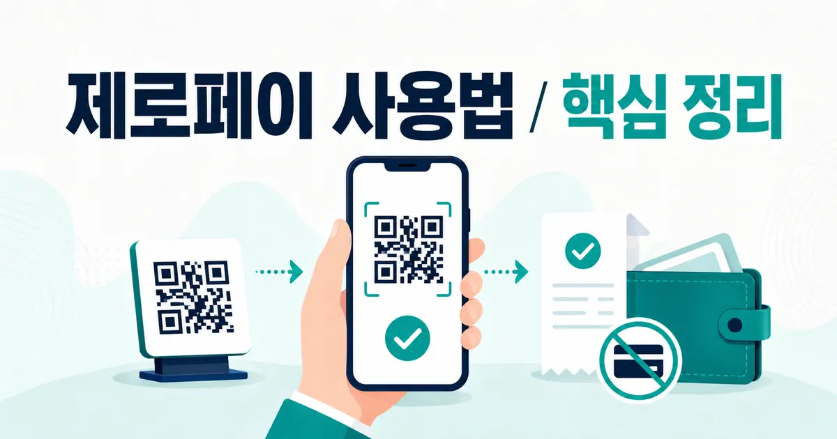제로페이 사용법 대표 이미지