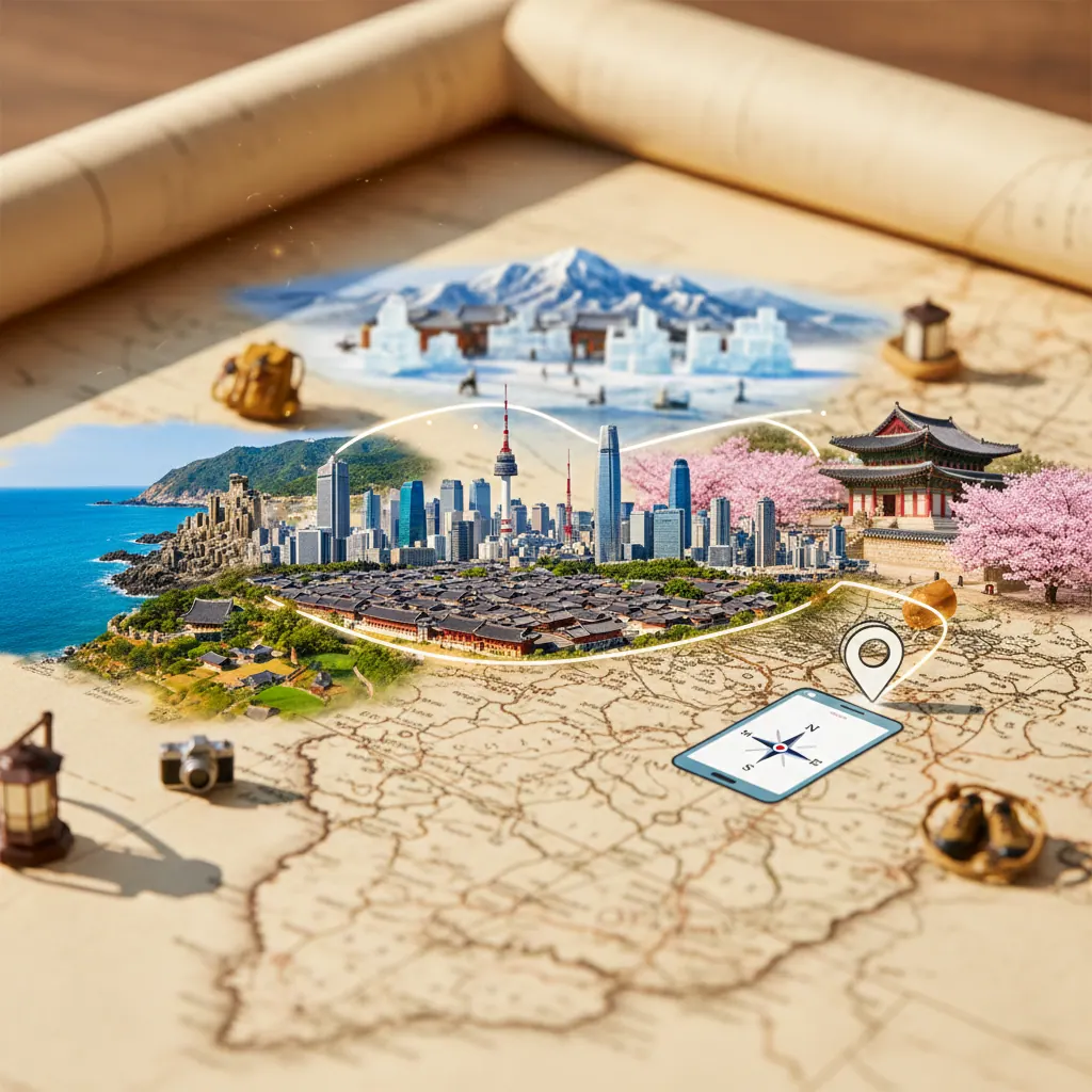 대한민국구석구석 국내여행 공식 사이트 활용법 관련 이미지: 대한민국구석구석의 여행지 추천 코스