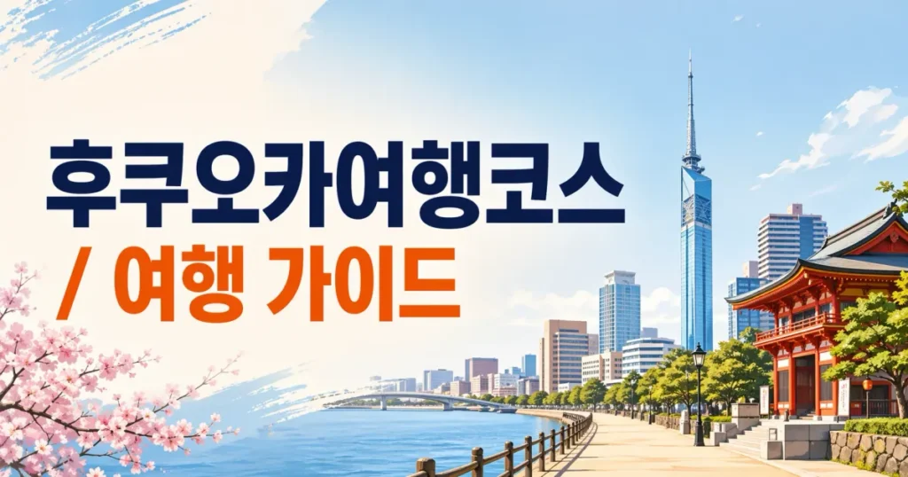 후쿠오카여행코스 처음 가는 사람을 위한 현실 가이드 관련 이미지: 후쿠오카여행코스 처음 가는 사람을