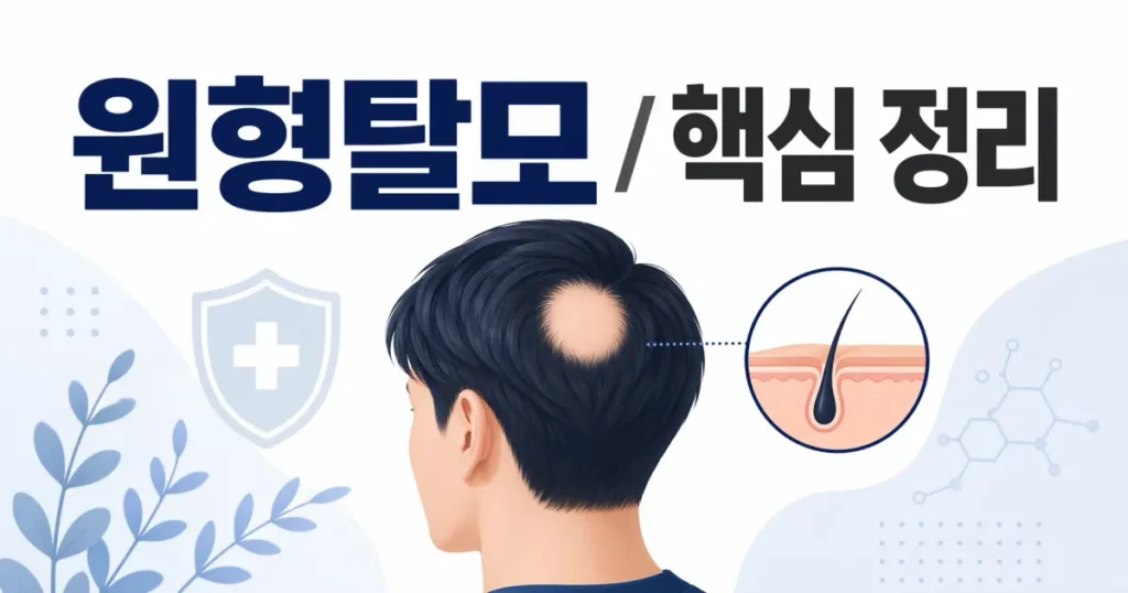 원형탈모, 스트레스 때문만은 아닙니다 (진짜 원인과 초기 대응법) 관련 이미지: 원형탈모 스트레스 때문만은 아닙니다