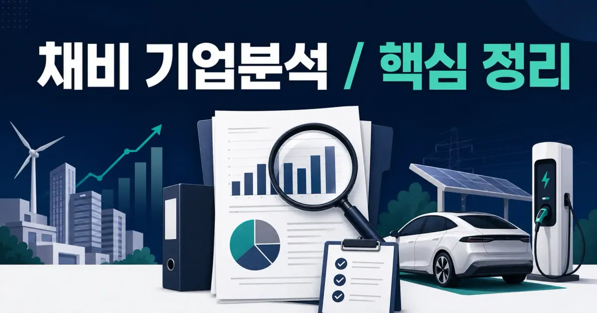 채비 기업분석 대표 이미지