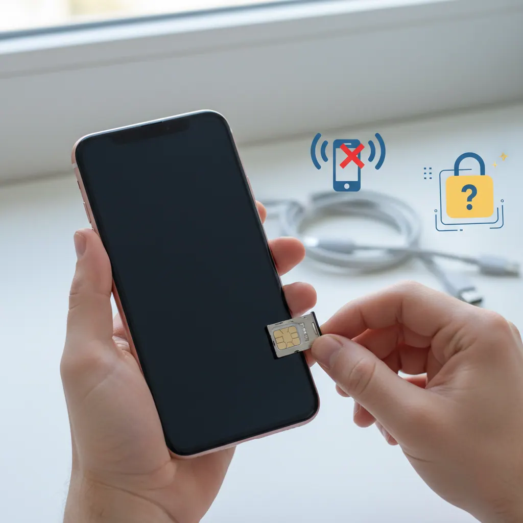 카카오뱅크 mini 개설 오류, 유심 인식 안 될 때 무조건 해결하는 법 관련 이미지: 카카오뱅크 mini를 개설하다가 메시지를