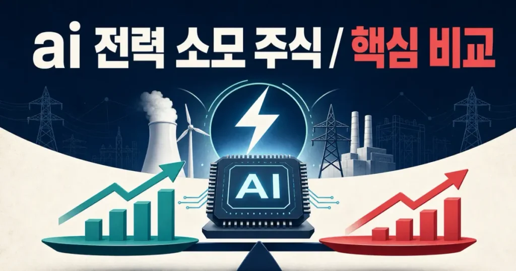 AI 전력 소모 주식 비교: 데이터센터 전력 수혜 업종과 종목 고르는 법 관련 이미지: AI 전력 소모 주식