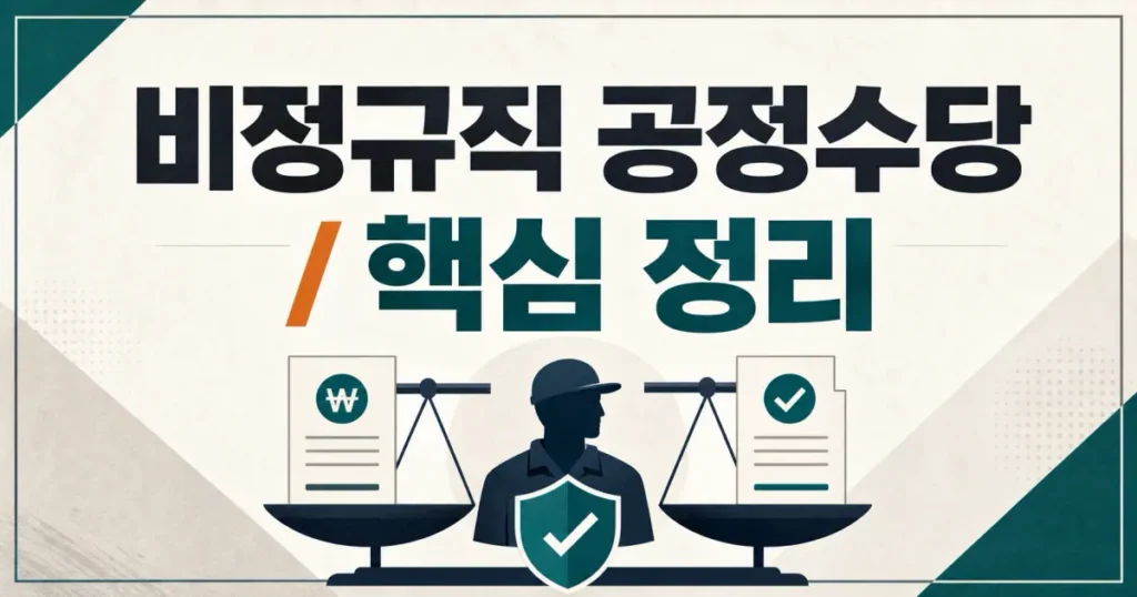 정규직과 격차 줄인다! 비정규직 공정수당 제도의 모든 것 (신청 방법 포함) 관련 이미지: 정규직과 격차 줄인다 비정규직